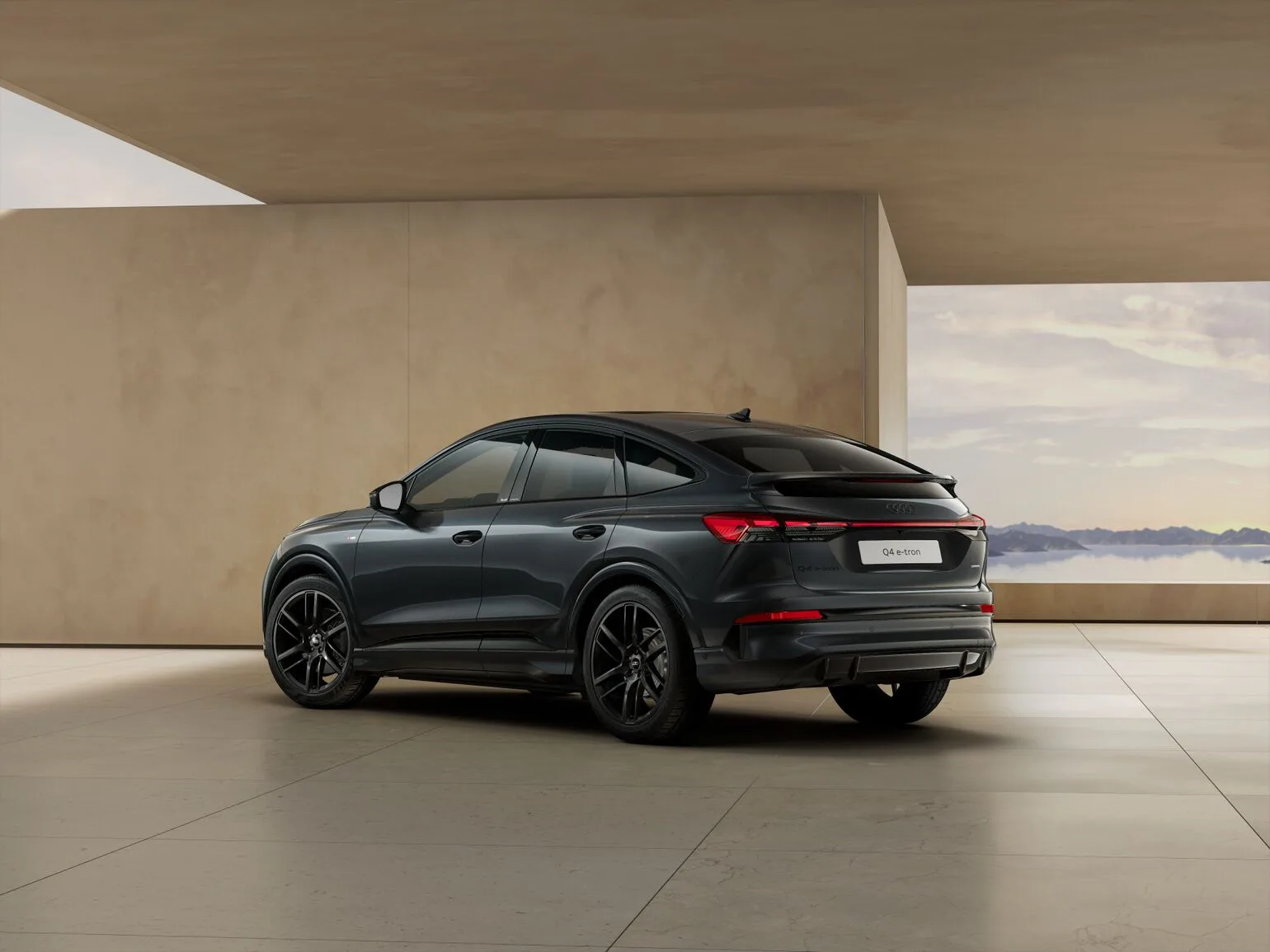 Nouvelle Q4 Sportback e-tron Quattro Perf. S line Plus - vue 12